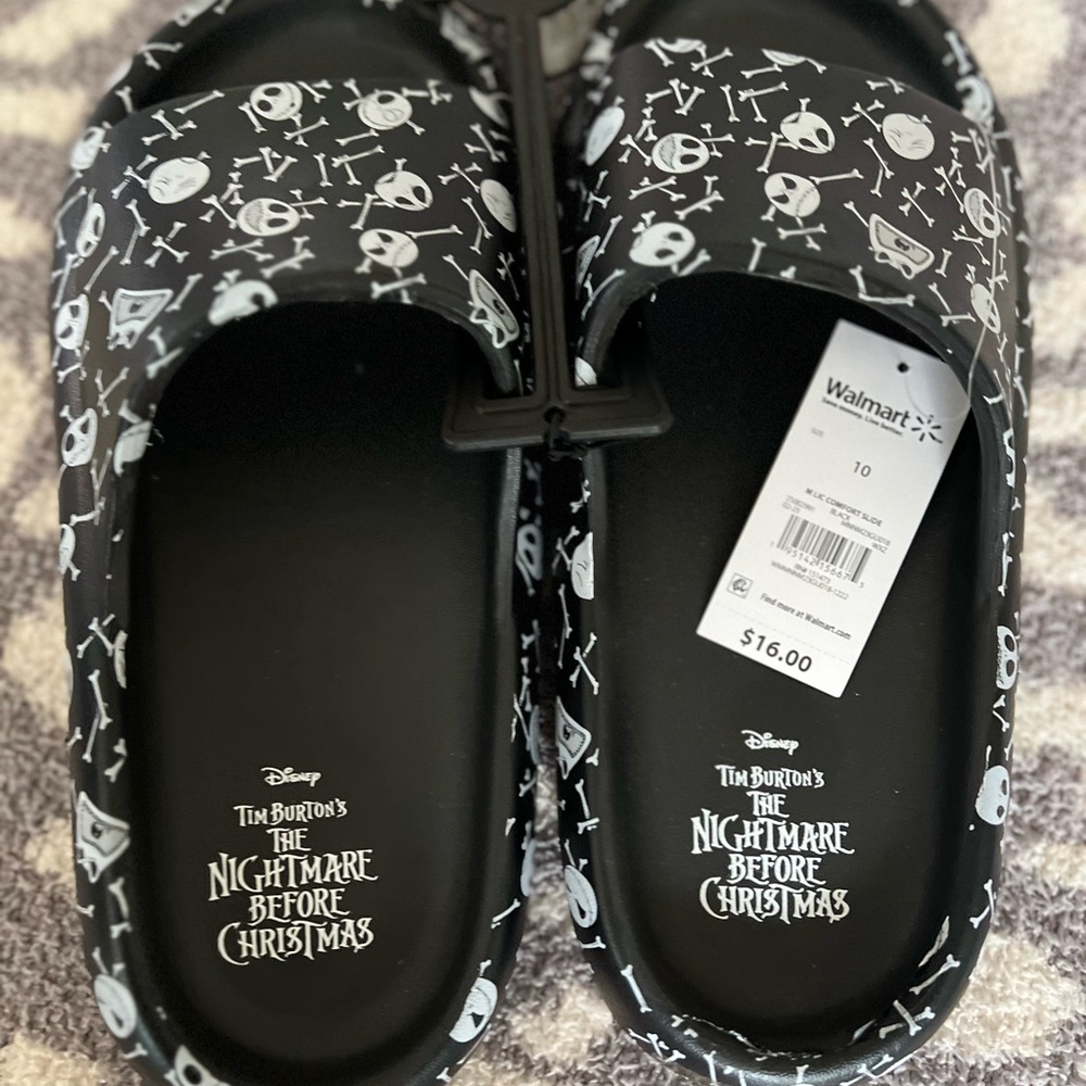 Disney The Nightmare Before Christmas Black Slides